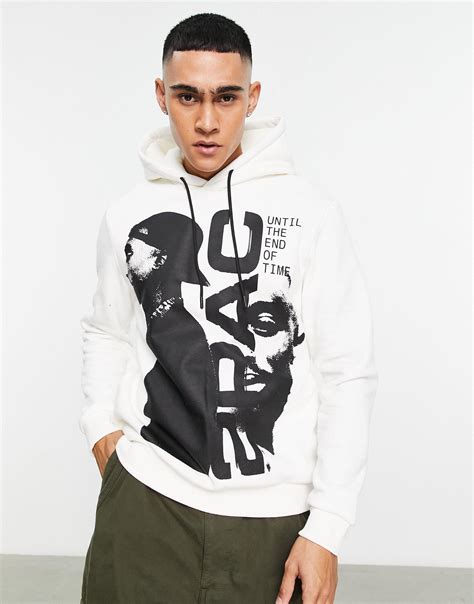 white tupac hoodie